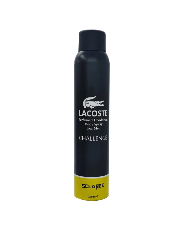 اسپری خوشبو کننده بدن مردانه اسکلاره مدل Lacoste challenge
