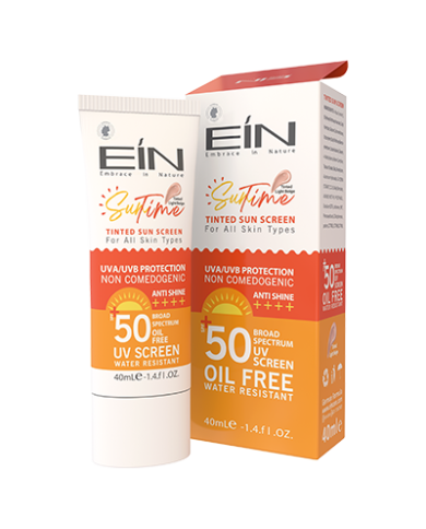 کرم ضد آفتاب رنگی مدل Light Beige با SPF+50 ای آی ان