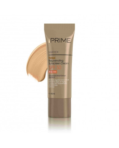 کرم ضدآفتاب جوان‌کننده رنگی SPF 50 پرایم