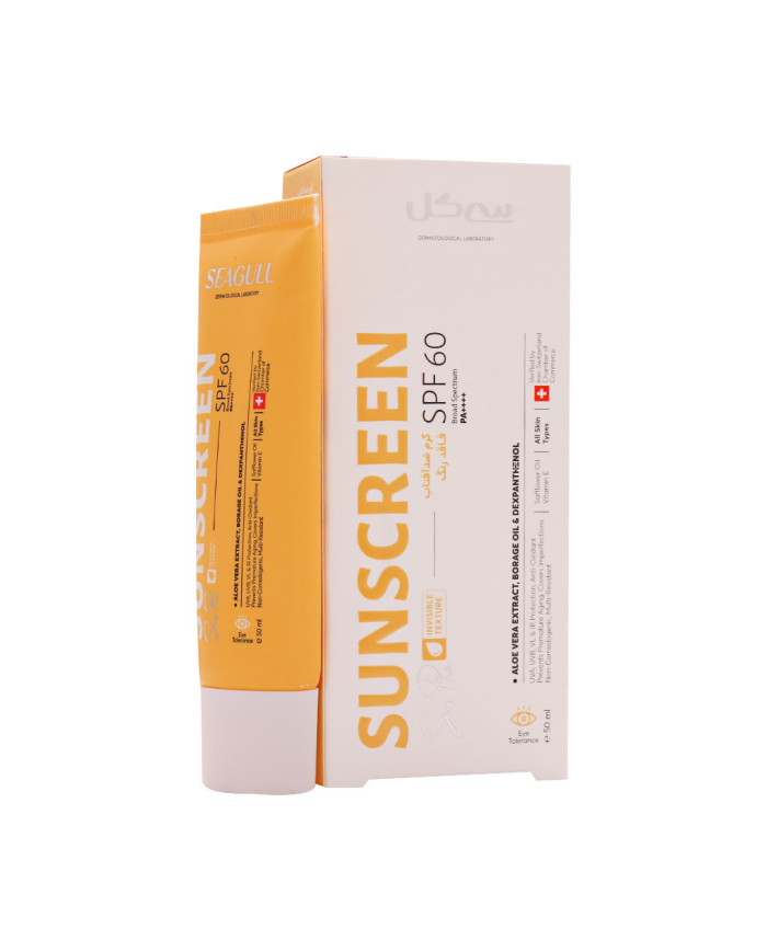 کرم ضد آفتاب بدون رنگ سی گل SPF60