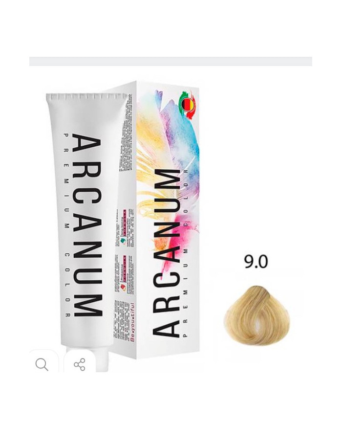 رنگ موی آرکانوم 9.0 بلوند خیلی روشن طبیعی