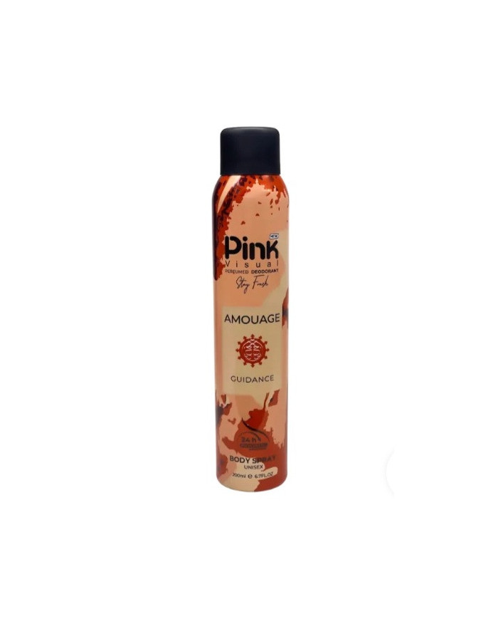 اسپری خوشبوکننده بدن Amouage Guidance پینک ویژوآل حجم 200 میلی لیتر