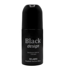 مام رول ضد تعریق مردانه اسکلاره مدل Black Design حجم 60 میل رایحه Dunhill Desire Blue