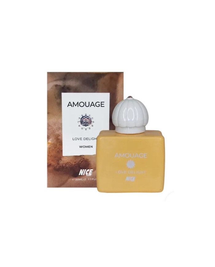 ادوپرفیوم زنانه نایس پاپت Nice مدل آمواج لاو دیلایت Amouage Love Delight حجم 30 میلی لیتر طرح مارک