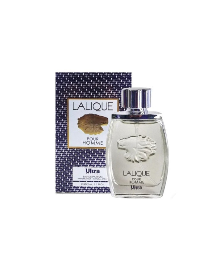 پرفیوم مردانه اولترا ویرچوآل Ultra مدل لالیک پور هوم (لالیک شیر) Lalique Pour Homme حجم 30 میلی لیتر طرح مارک