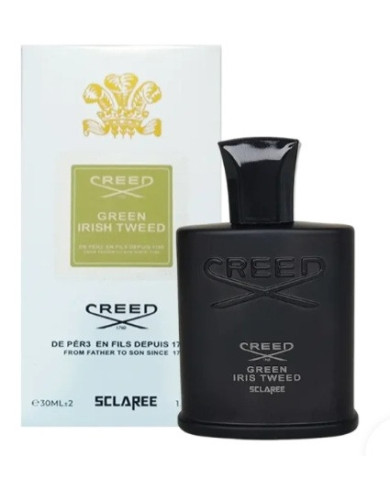 ادوپرفیوم مردانه اسکلاره Sclaree مدل کرید گرین ایریش توید Creed Green Irish Tweed حجم 30 میلی لیتر طرح مارک